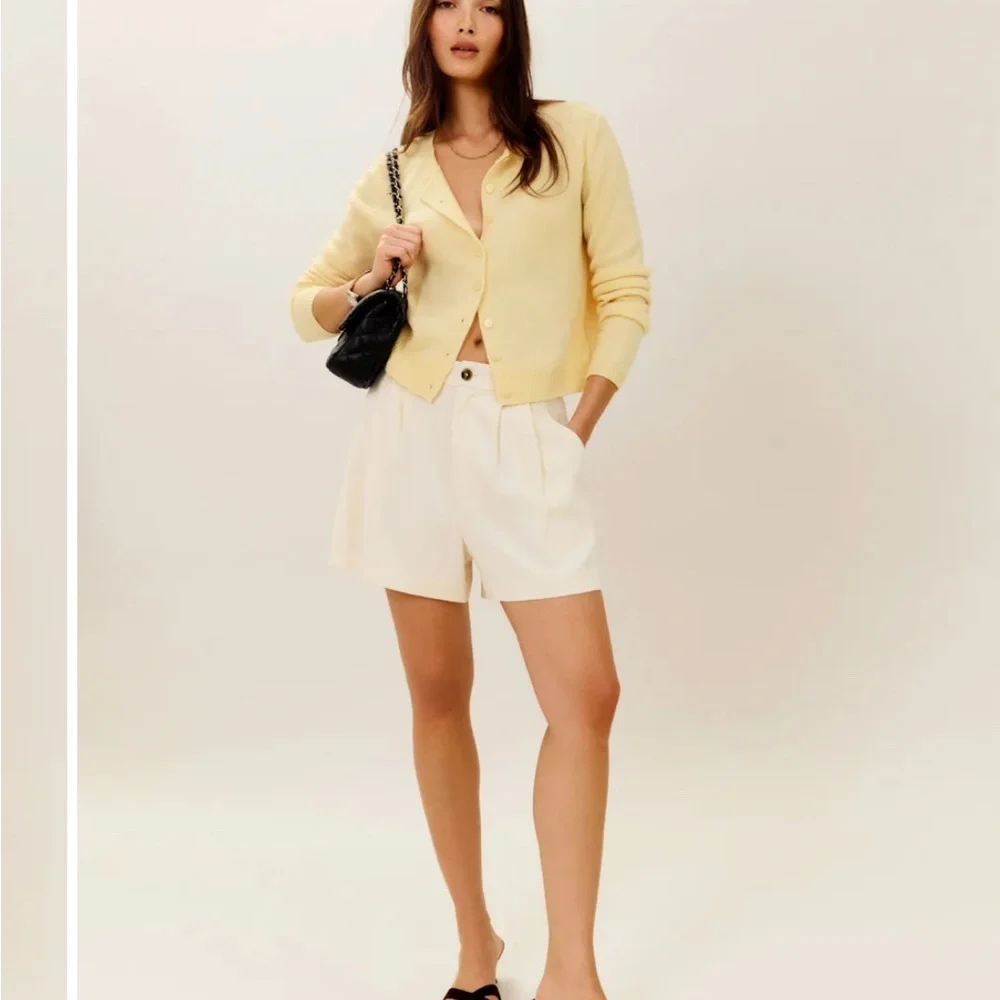 Reformation Yellow Women's Cardigan - Picture 6 of 9